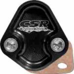 CSR 661BLK Fuel Pump Block Off Plate fits all Chevrolet Big Block, V-8 Fords, Chrysler