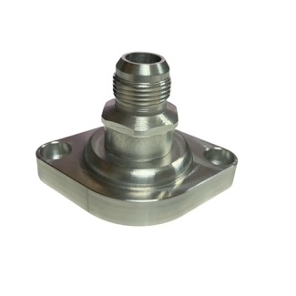 CSR 912S-AN12C Chevy SB/BB Straight Thread Thermostat Housing with AN12 Fitting