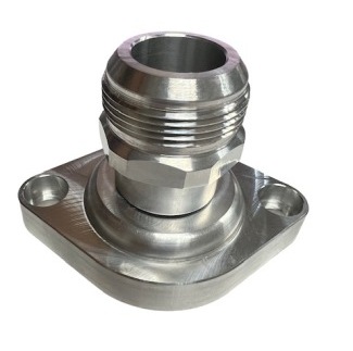CSR 912S-AN20C Chevy SB/BB Straight Thread Thermostat Housing with AN20 Fitting